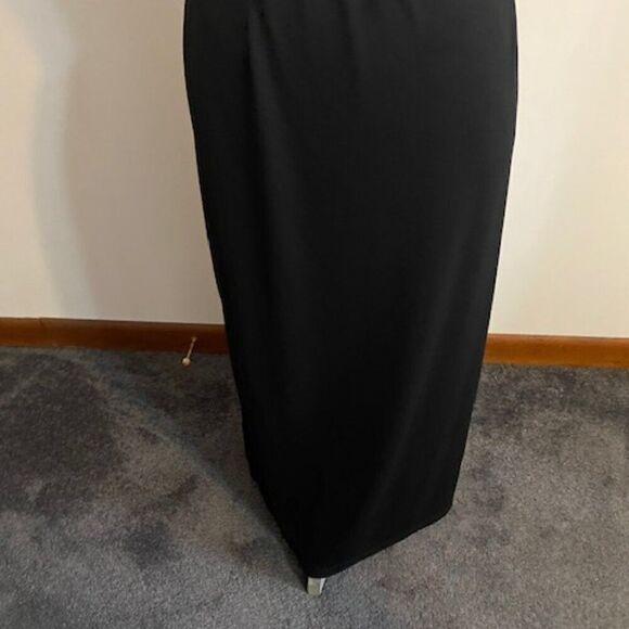Amanda Smith Black skirt with splits on both sides, size XL - Picture 3 of 4